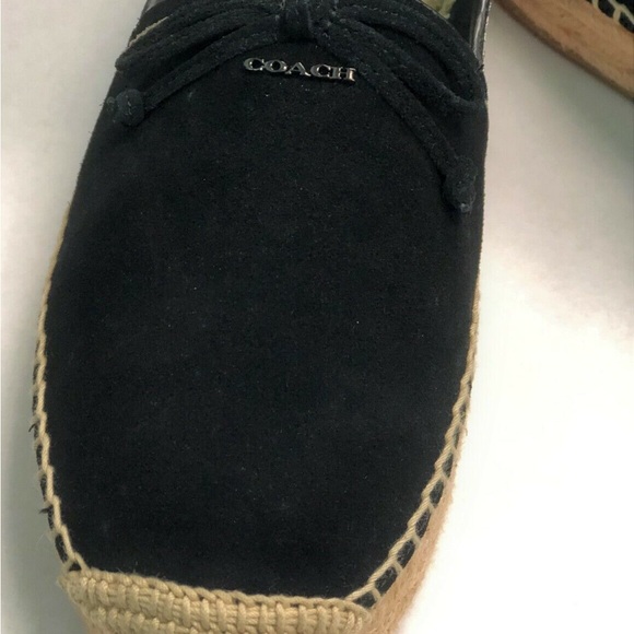 Coach Espadrilles Suede Rae Women's Platform (never worn) - Picture 4 of 7